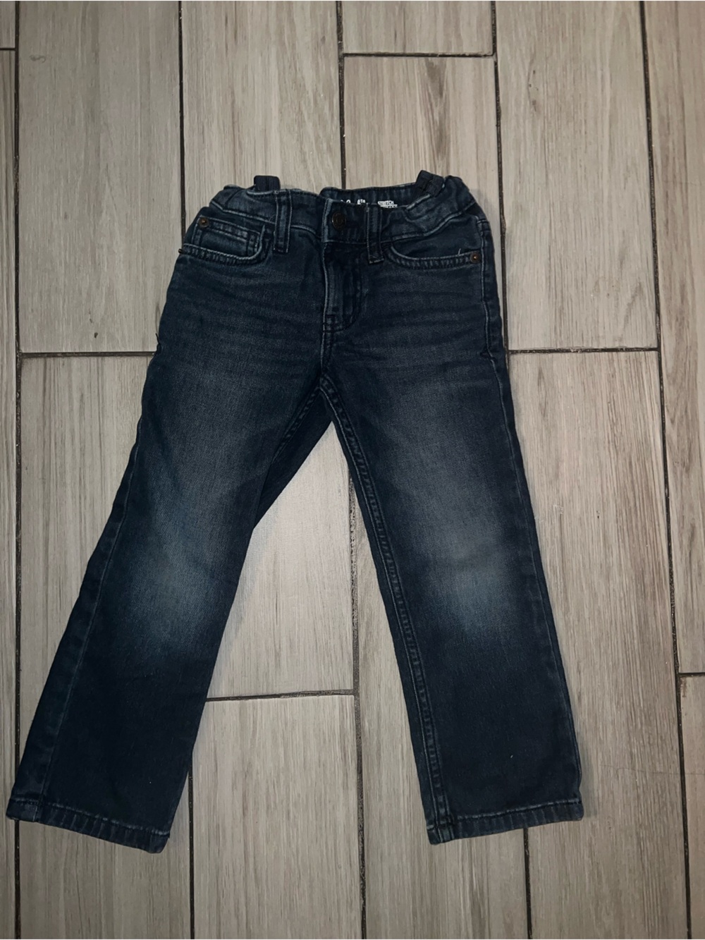 Cat & Jack Dark Blue Stretch Jeans Straight size 4T